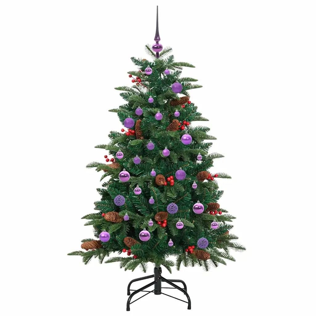 Albero di Natale artificiale con 150 LED Verde 150 cm 3395547