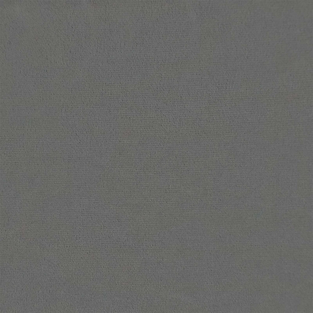 Pouf Grigio scuro Velluto e Legno Ingegnerizzato 876796