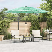 Ombrellone Giardino-Ombrello da Balcone con Palo in Acciaio Verde 300x200x250 cm