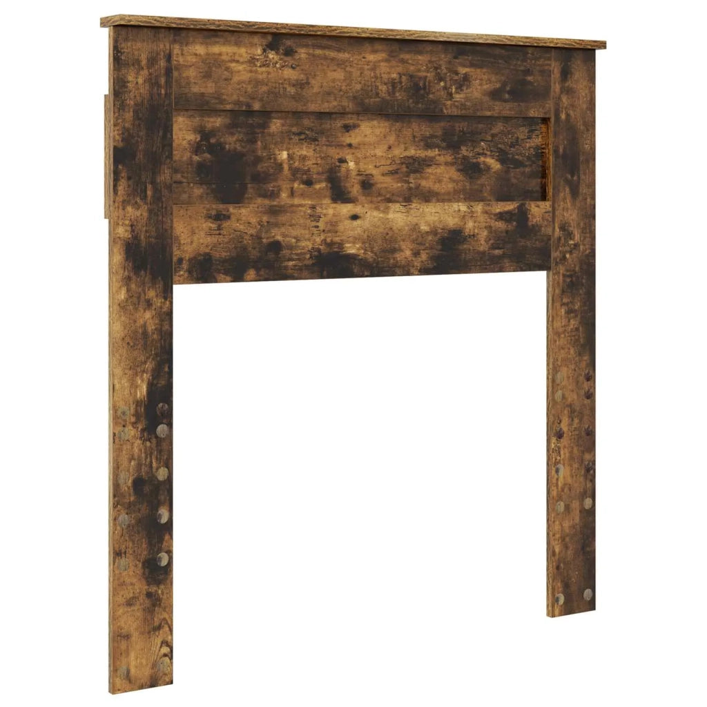 Struttura del letto con cassetto Rovere fumé 90 x 190 cm 3409876