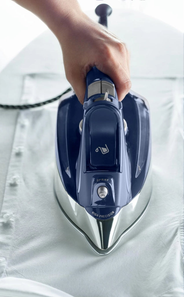 Rowenta DW8215 PRO MASTER Ferro da Stiro a Vapore 2800 W 45 g-min colpo vapore 200 g-min piastra Microsteam 400 colore Blu
