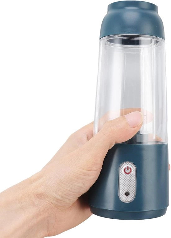 Blender portatile, 380 ml - BPA libero - Mini Blender - Blender multifunzionale - Caricatore USB-C - Blu