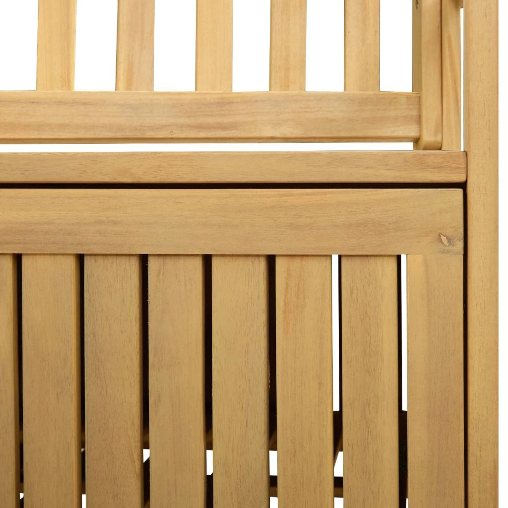 Panchina con contenitore 148 x 63 x 84 cm Acacia Solido 42026798