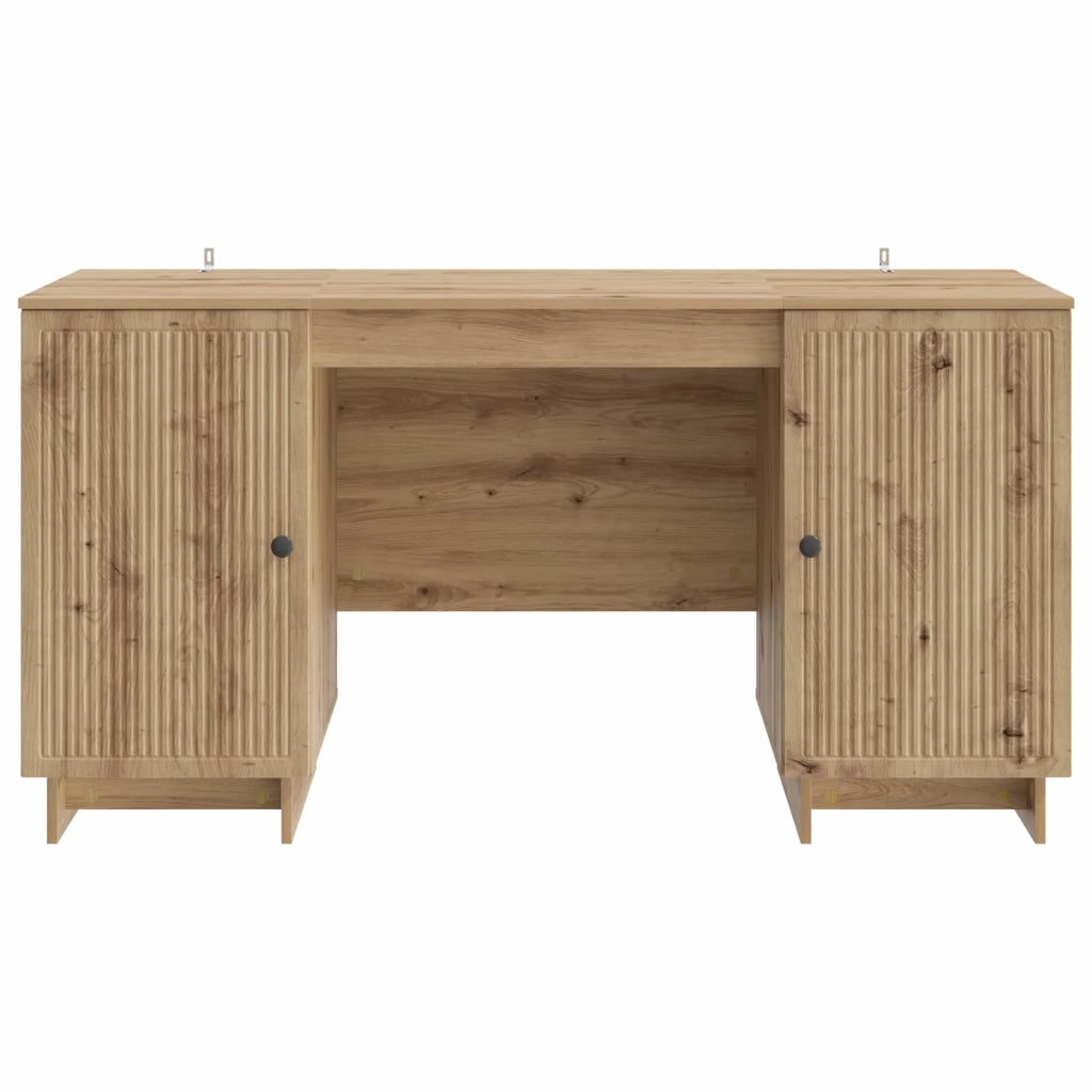 Scrivania | Tavolo da Ufficio Rovere Artigianale Legno ingegnerizzato