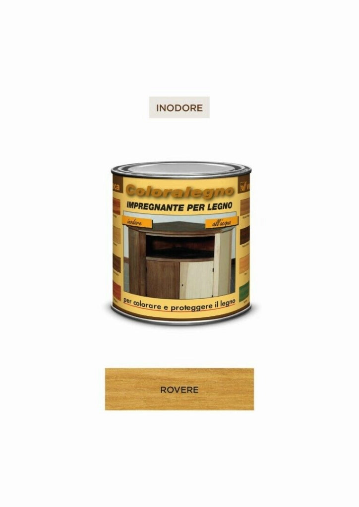 Coloralegno Impregnante Ml 250 Rovere - Veleca