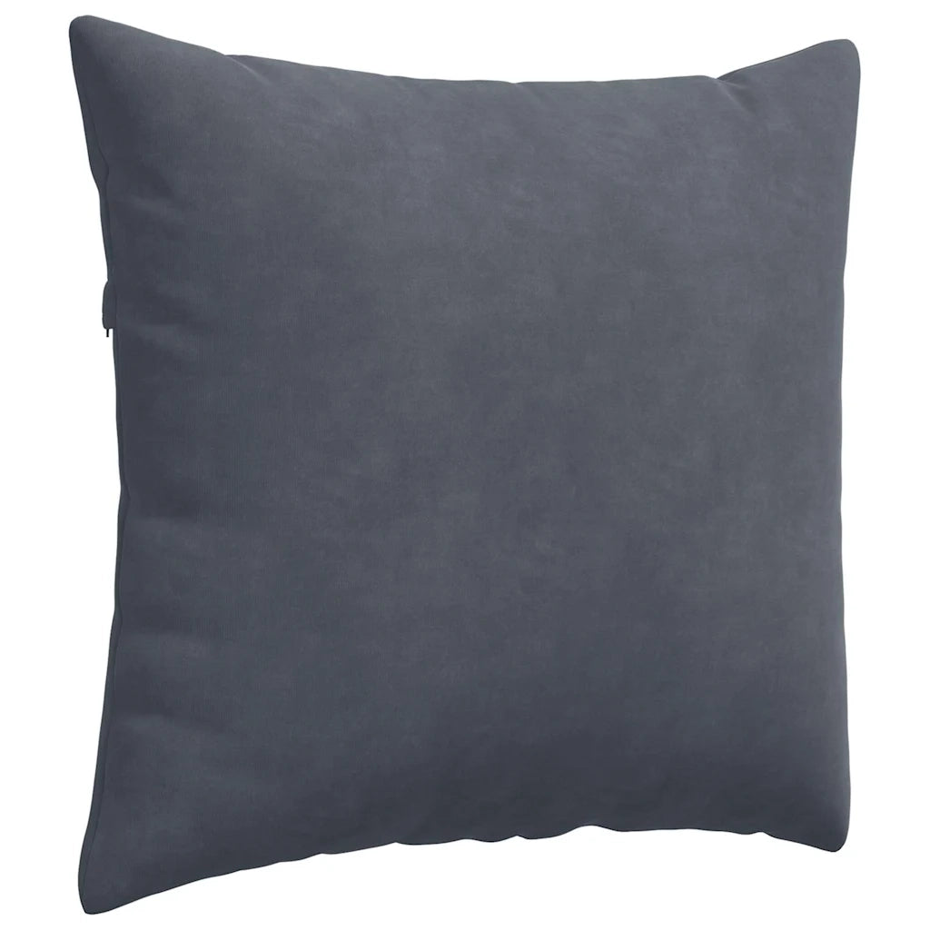 Cuscini da Divano 2 pz | Cuscini per sedie Grigio scuro 50 x 50 cm