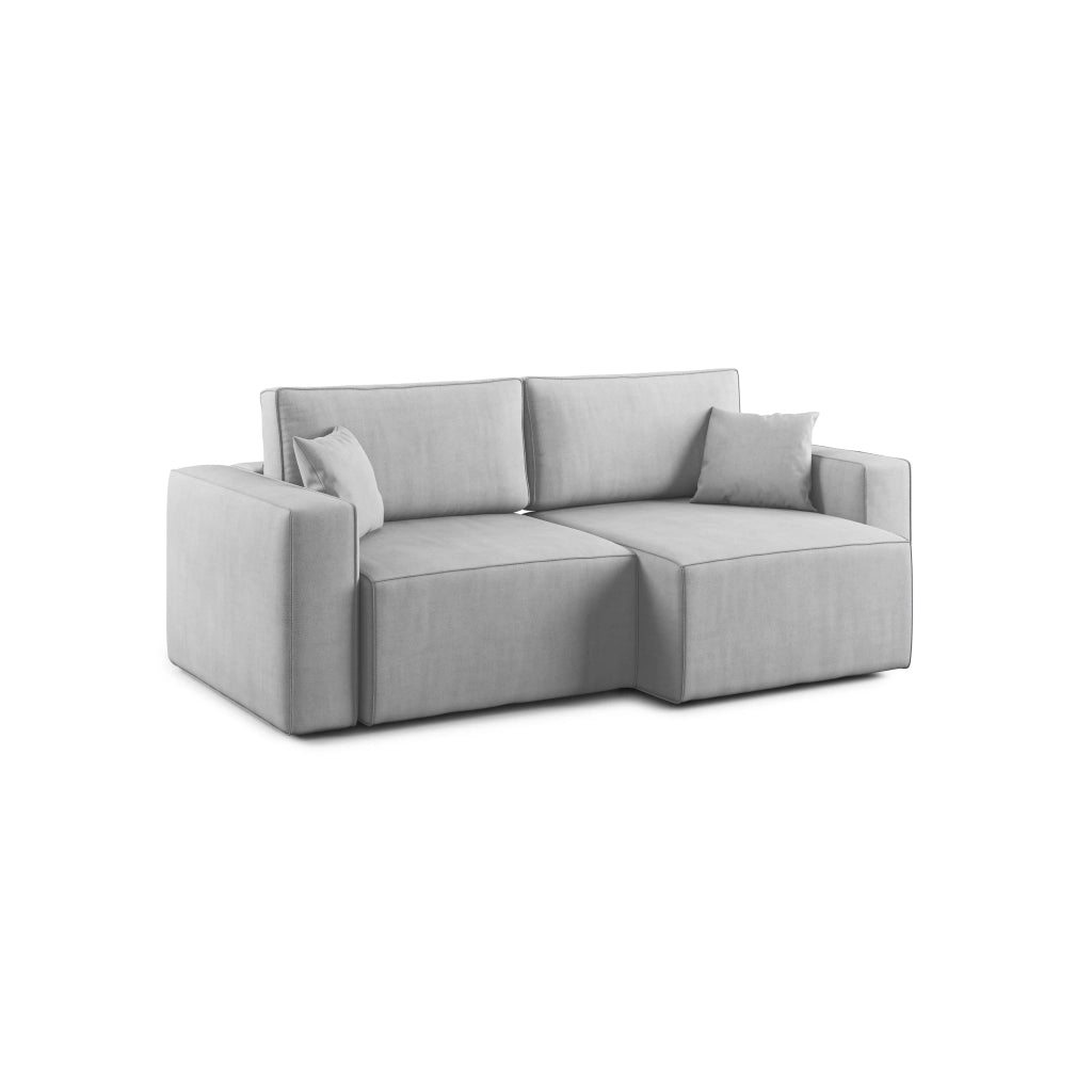 Morfeo Divano in tessuto impermeabile 215 cm grigio chiaro
