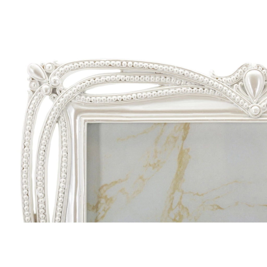 Cornice portafoto Ribbon argento con profilo a nastro 20x25 cm