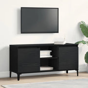 Mobile TV Rovere Nero 102 x 35 x 50 cm Legno multistrato 862585