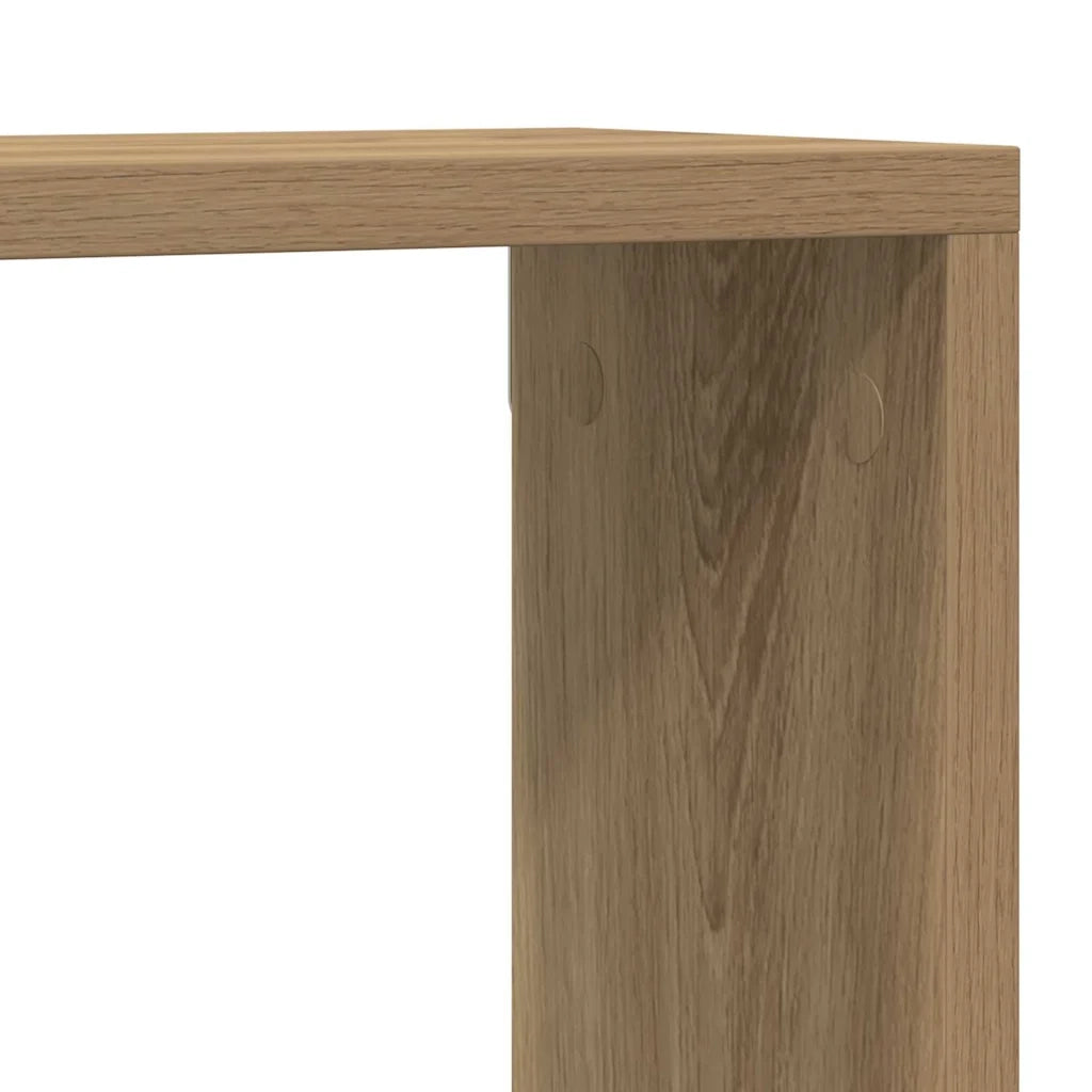 Scaffali da parete 2 pcs Rovere Artigianale 80 x 15 x 26 cm 862641