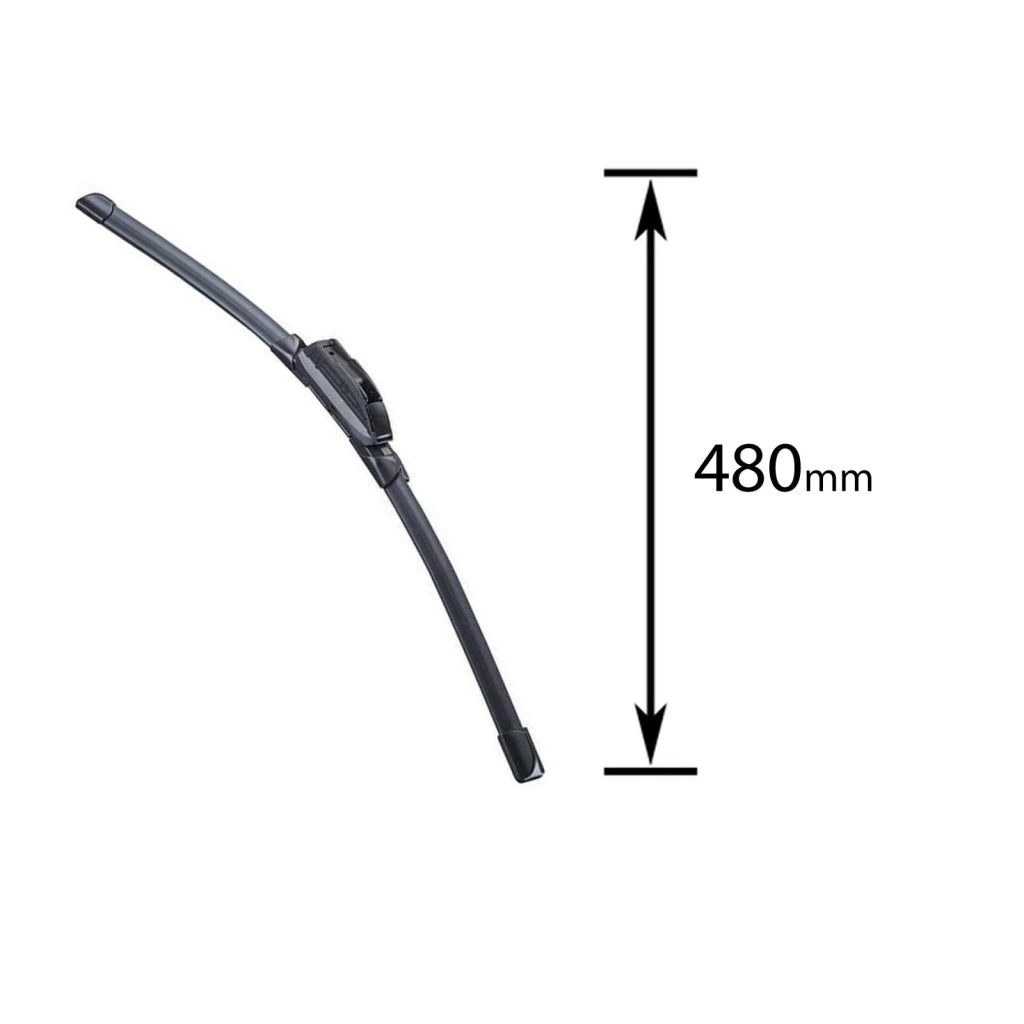 Spazzola Tergicristallo Auto Universale S985 19'' 475mm 16 Attacchi Opzionale