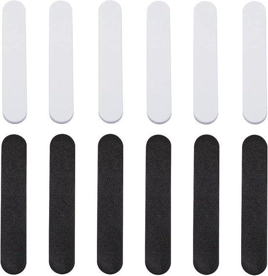 Reduttore di Stile con Adesivo per Pelle Amichevole, 12 pezzi, Bianco/Nero, Adatto per Uomo e Donna, Adesivo HTML6.