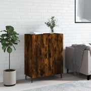 Credenza-Buffet-Armadio da cucina Rovere Fumo 69,5x34x90 cm in Legno Multistrato 345830