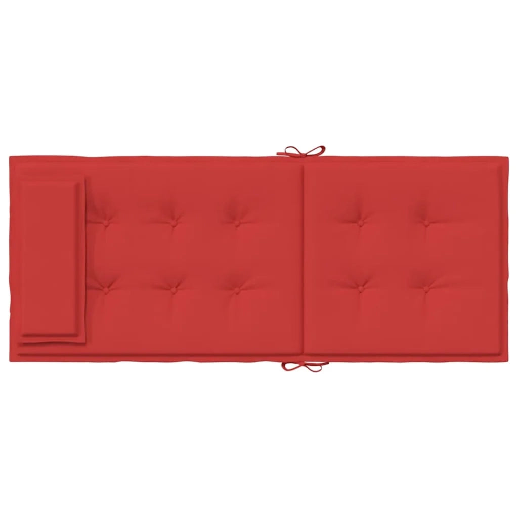 Cuscini per Sedia con Schienale Alto 2 pz | Cuscini per sedie Rosso Tessuto Oxford