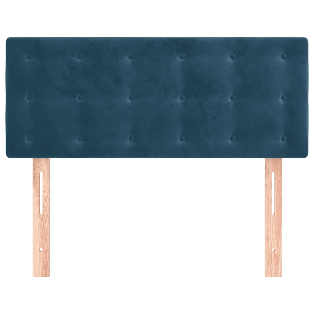 Testiera | Testata Blu Scuro 80x5x78/88 cm in Velluto