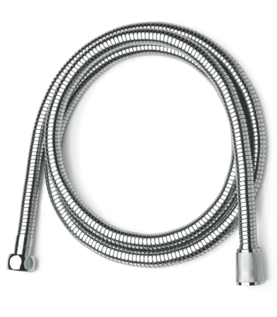 Flessibile per Doccia Bagno Acciaio Cromato Lucido Doppia Aggraffatura Metaform Dimensione: 150 cm