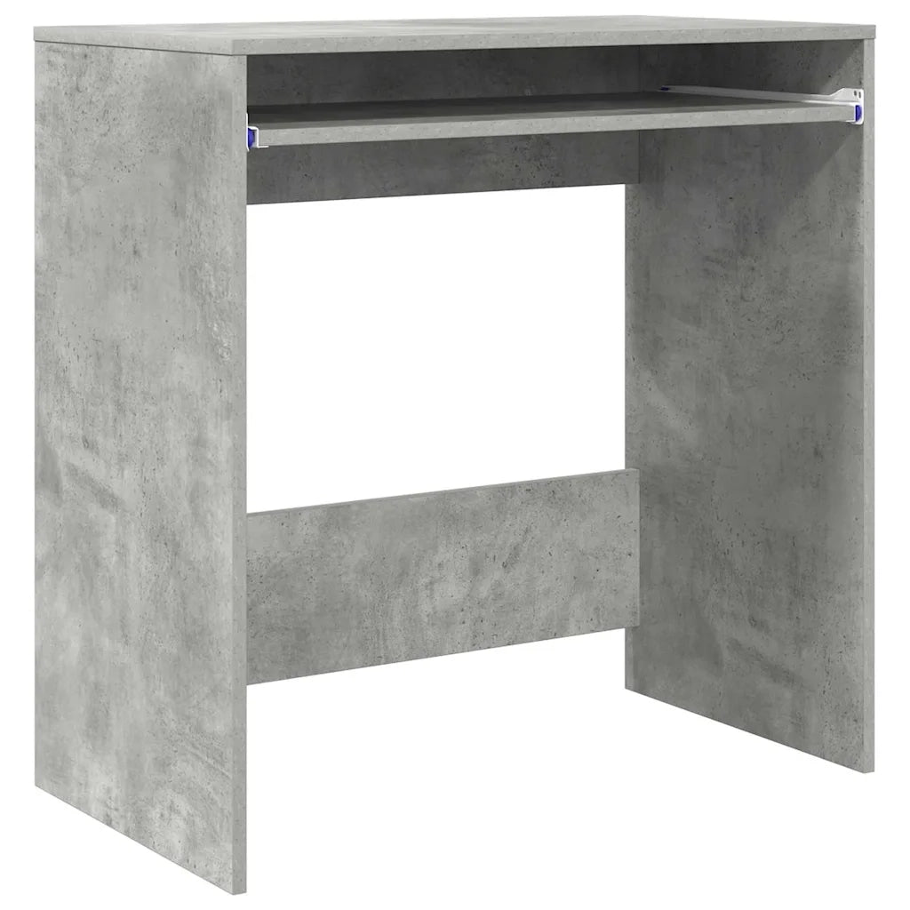 Scrivania | Tavolo da Ufficio Grigio cemento 77.5 x 43 x 79 cm Legno multistrato