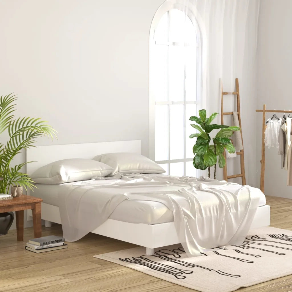 Testiera | Testata per Letto Bianca 160x1,5x80 cm in Legno Multistrato
