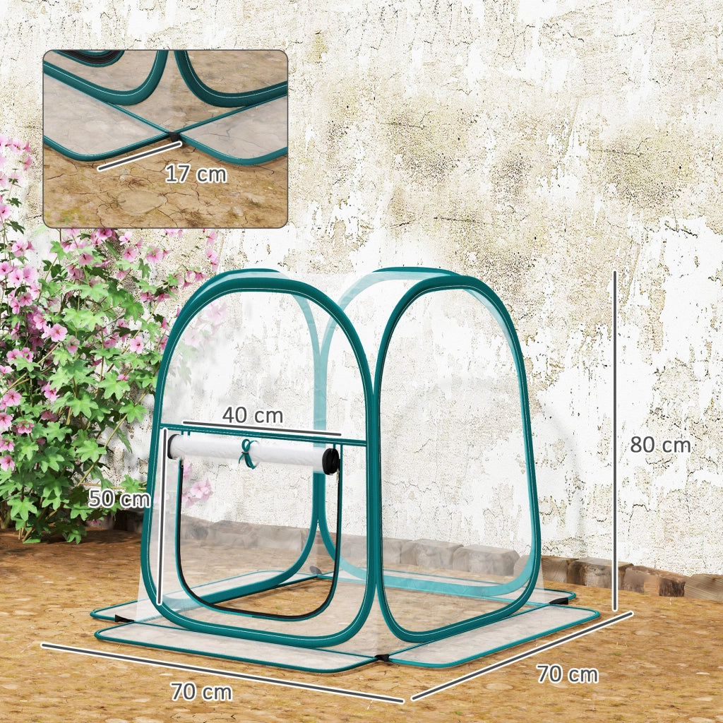 Mini Serra ¨C zephmum ¨C PVC Trasparente 70x70x80 cm