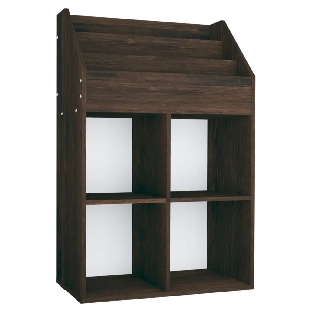 Portariviste per Bambini Rovere Fumo 71x30x114 cm Multistrato 339534