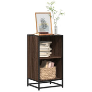 Libreria-Scaffale per Libri-Mobile di Stoccaggio Rovere Marrone 40x35x76 cm in Legno Multistrato