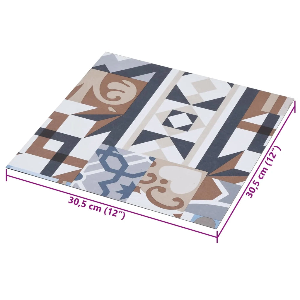 Plance per Pavimentazione Autoadesiva 30,5 x 30,5 cm 20 pz PVC CFW2557823