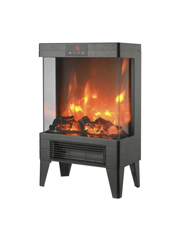 Zephir caminetto elettrico 2 livelli potenza 1000/2000w zfp9600