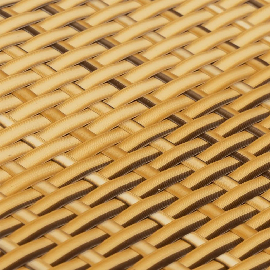 Paravento da Balcone Marrone Chiaro 300x90 cm in Polyrattan 156266