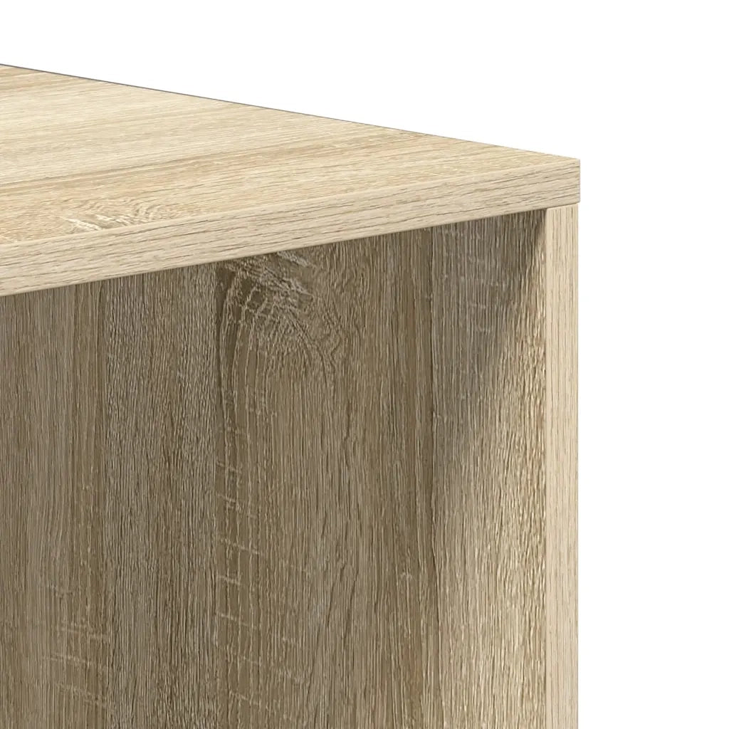 Panca Porta Scarpe | Scarpiera | Mobile per scarpe Rovere Sonoma 105x35x35 cm Legno Multistrato