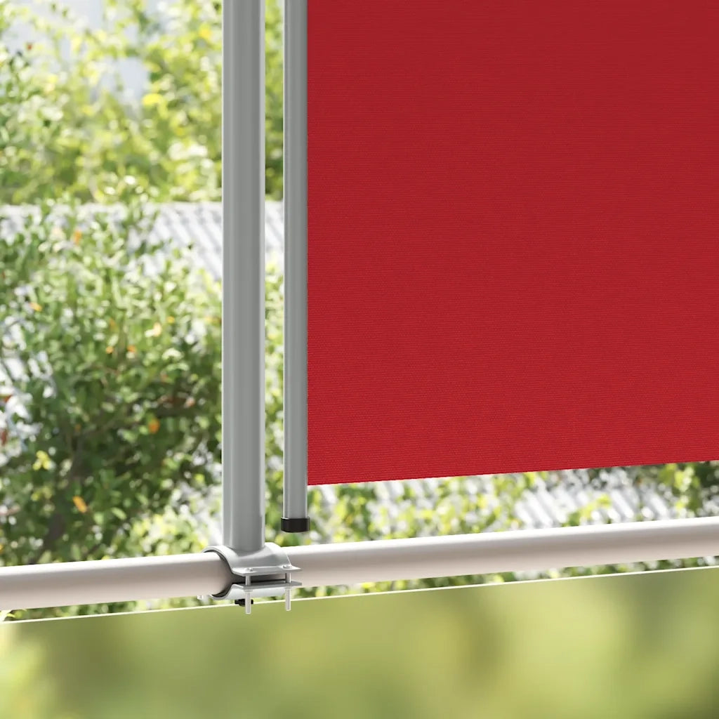 Tenda da Sole | Tenda laterale Retrattile per Patio 160x300 cm Rossa