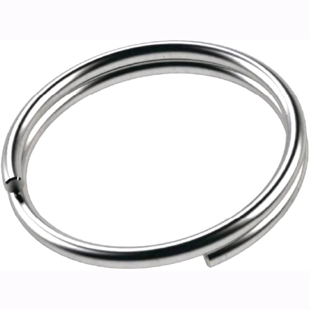 Anelli Portachiavi in acciaio nichelato da 25 mm per chiavi Conf. 100 pz