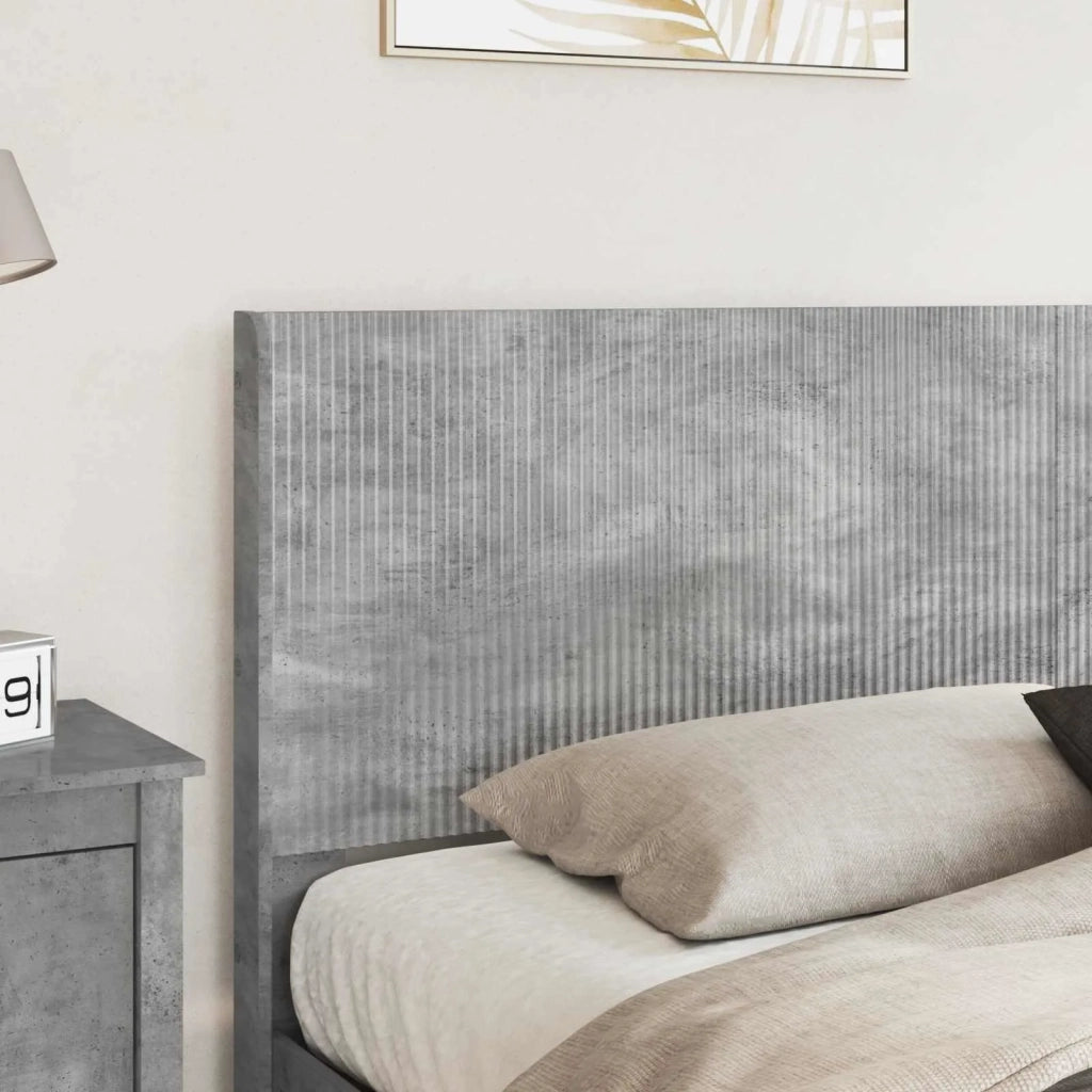 Struttura del letto con stoccaggio e testata Grigio Cemento 3413998