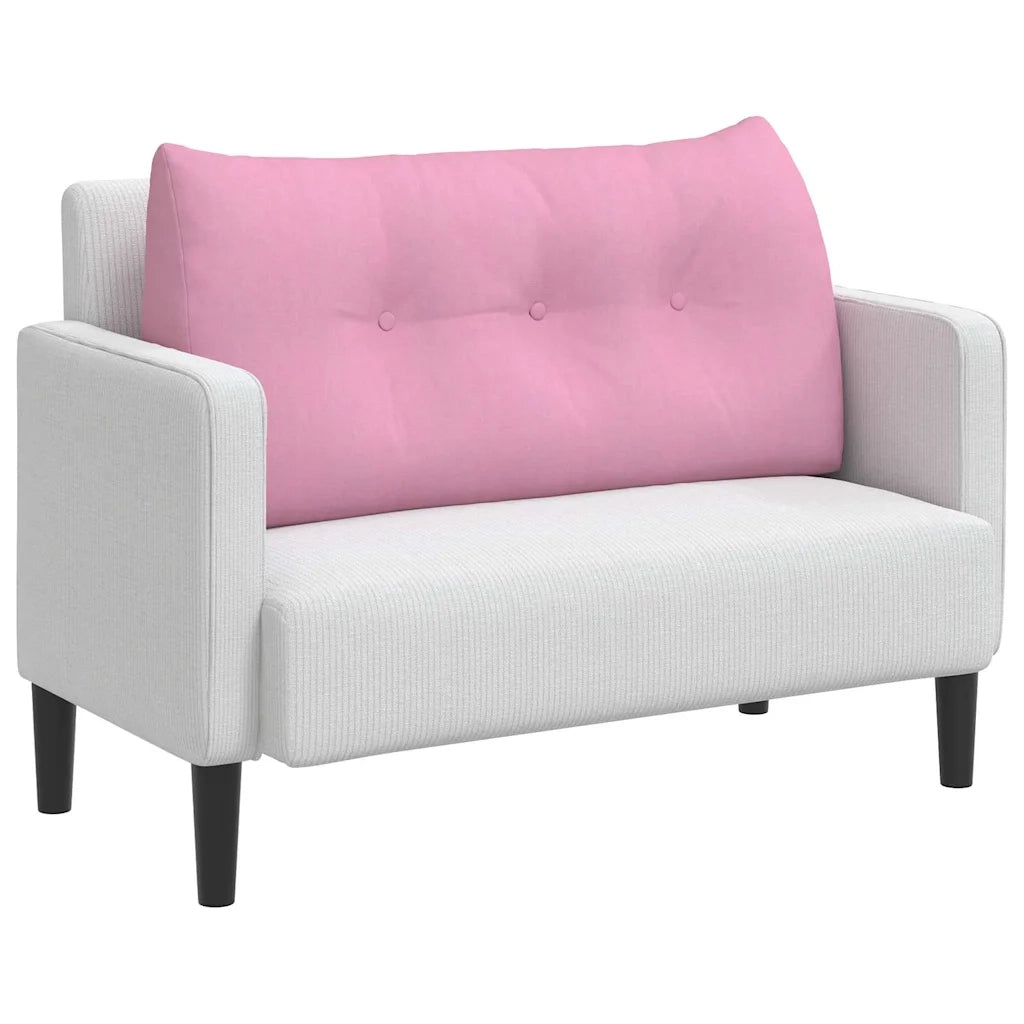 Cuscino per Schiena Rosa 100 x 24 x 50 cm Tessuto 42014456