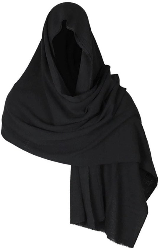 Mantella di Pizzo Leggera - Capo Medievale - Cappuccio Vikingo - Abito da Strega - Collo di Fiamma - 100% Poliestere 230x130cm