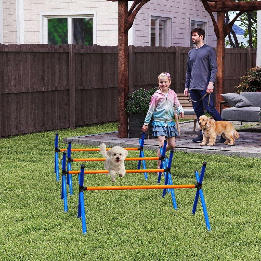 Set Agility per Cani ¨C Zephmum ¨C 4 Pezzi con Hurdle e Borsa