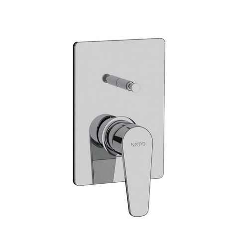 MISCELATORE MONOCOMANDO DOCCIA C/INCASSO E DEVIATORE SERIE SMERALDO- Cromo- NYMO- pezzi 1