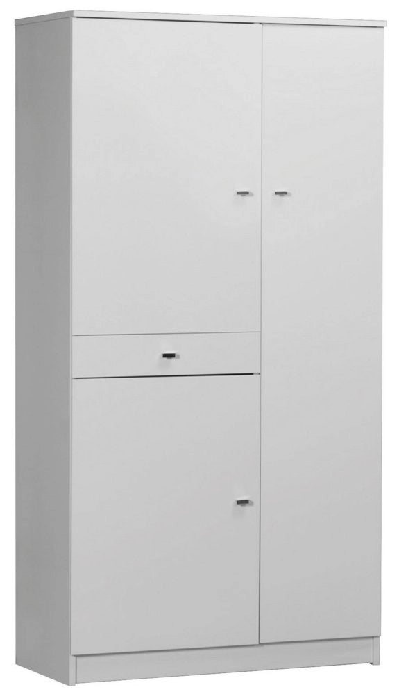 1pz mobile 3 ante +1 cassetto 77x34x147 bianco laccato  322tl cod:ferx.95728