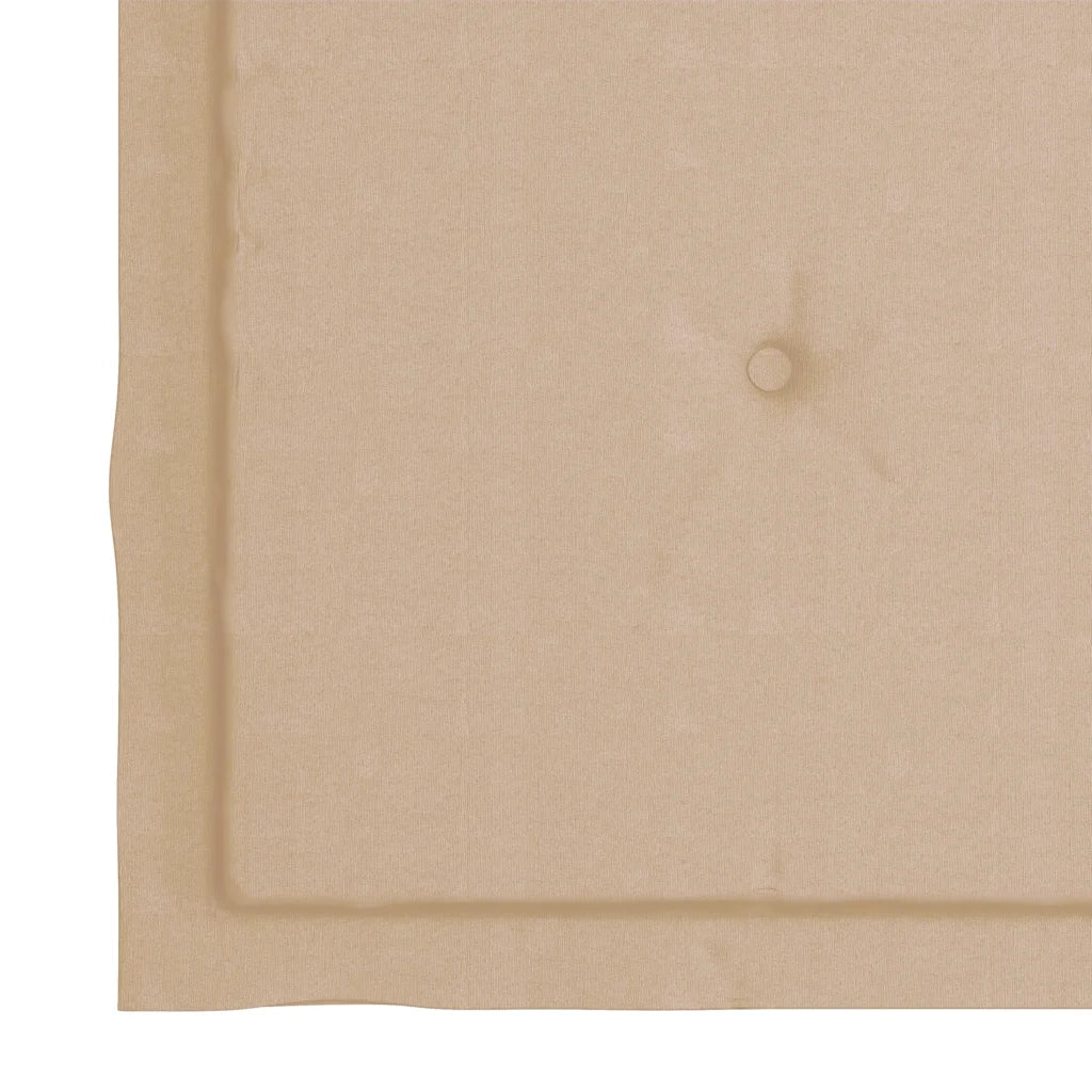 Sedie da Giardino con Cuscini Beige 3 pz | Sedie da Esterno Legno Massello di Teak