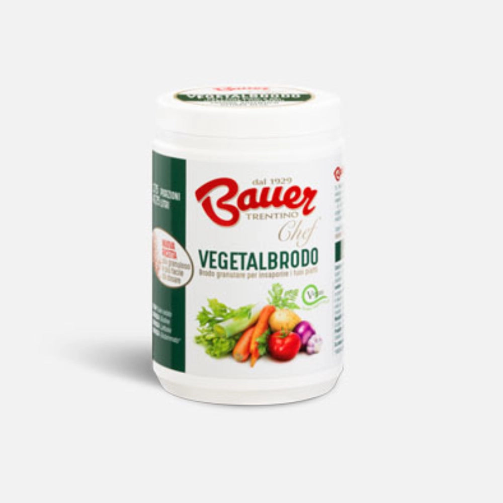 Bauer chef vegetalbrodo brodo granulare barattolo da 700 grammi
