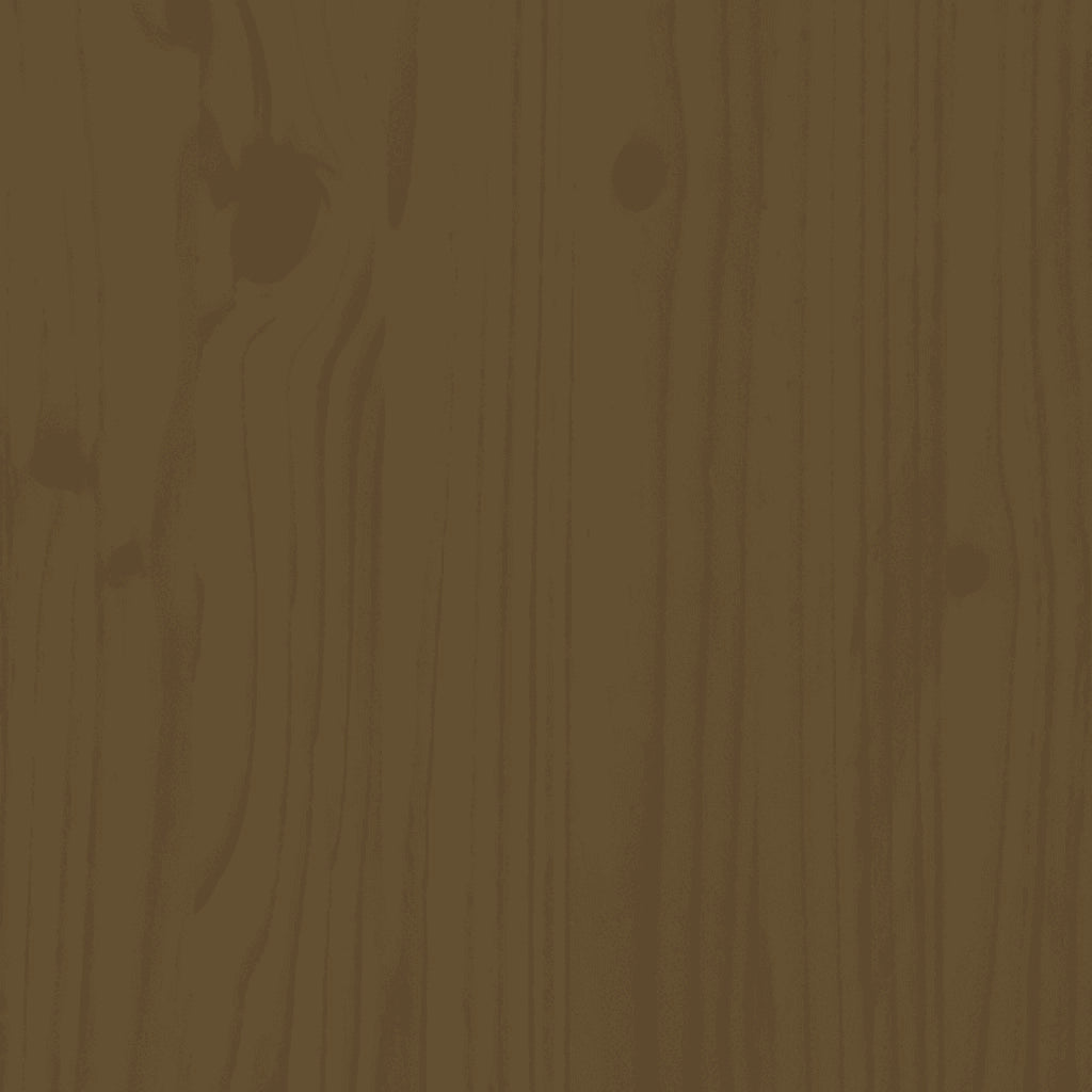 Testiera per Letto ambra 81x4x100 cm in Legno Massello di Pino 818598