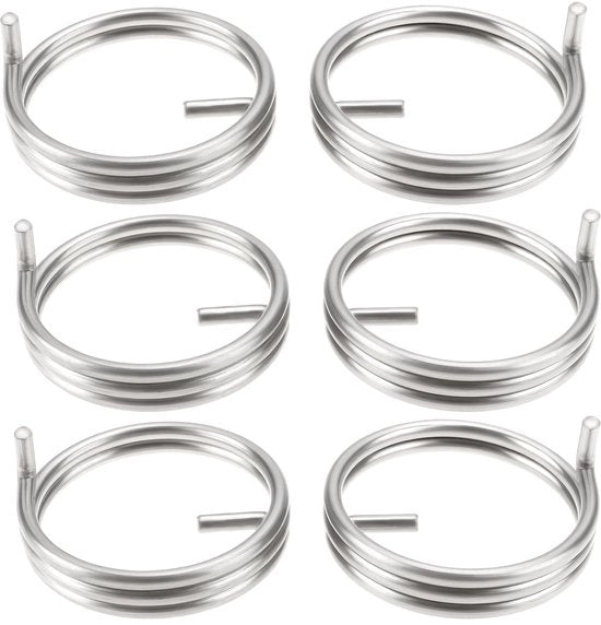 Accessori per porte - 3 pezzi - Compatibile con S3303 - Maniglie per porte in acciaio inossidabile 304 - Nero - Forze di chiusura moderate - Resistenti e flessibili - Chiavistelli per porte