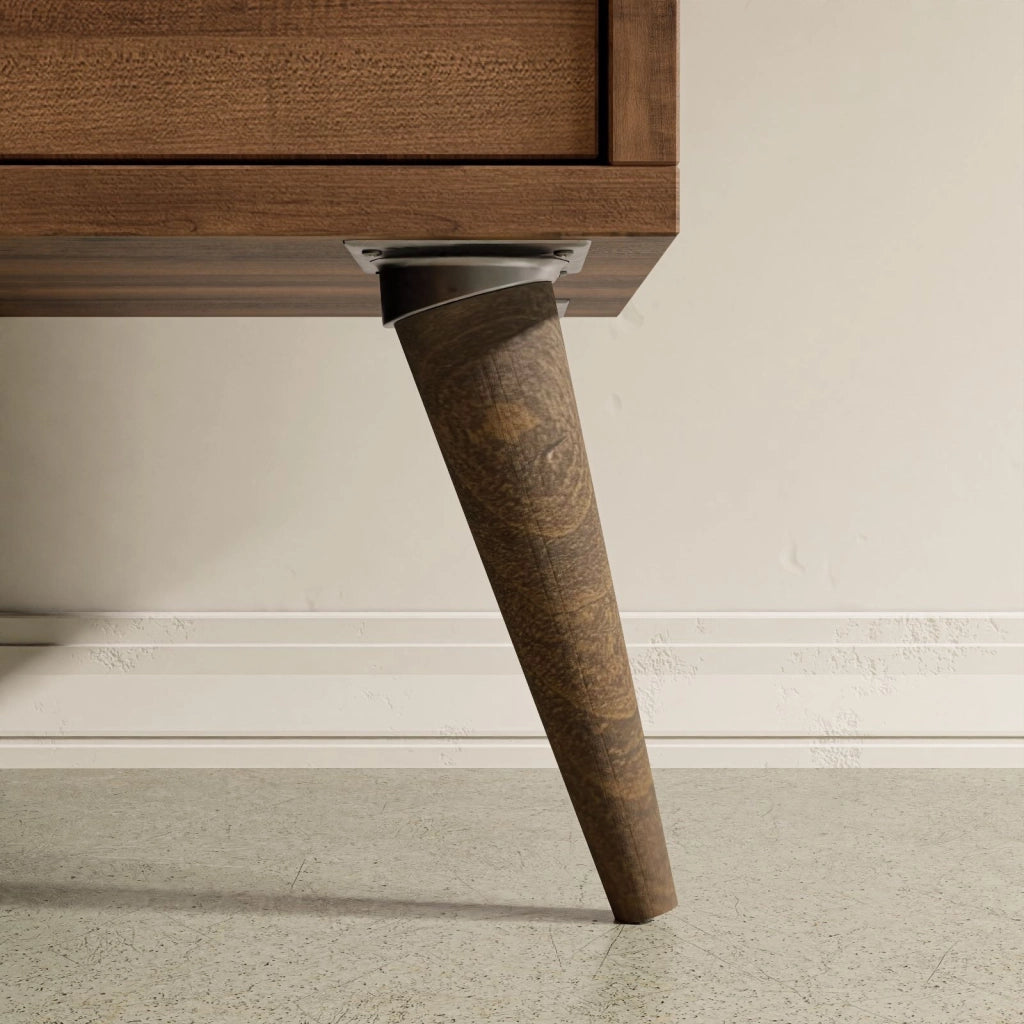 Tavolino in legno "Exxen" - 90 x 41 x 54 cm - Grigio antracite