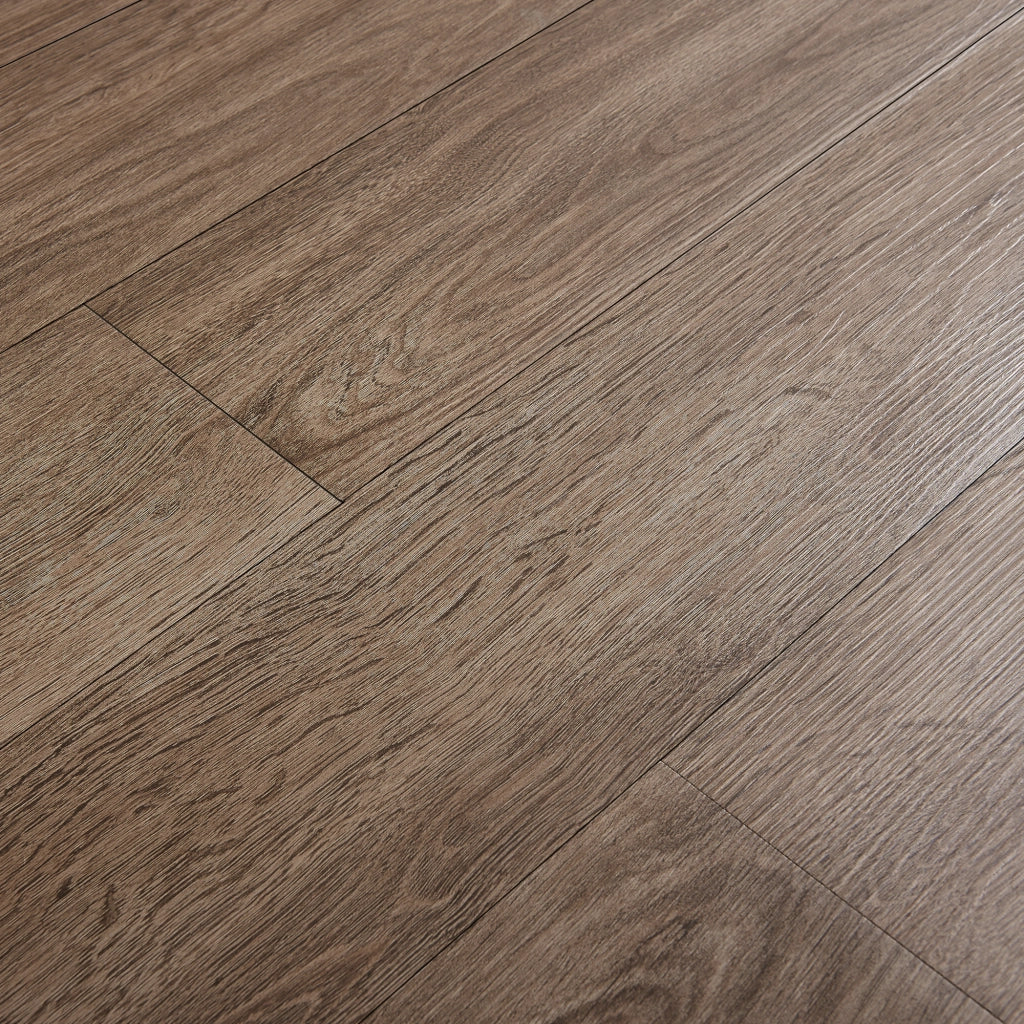 Piastrelle Adesive in PVC (7 listoni = 0,975 m²) Laminato Vinilico Fai da Te Pavimentazione Autoadesiva Rivestimento per Spazi Interni - Rovere Chiaro Medio
