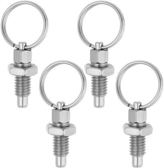 Viti M6x1 a rame inossidabile - 37mm di lunghezza - 4mm di diametro - 4 pezzi - posizionamento preciso - viti a chiusura rapida