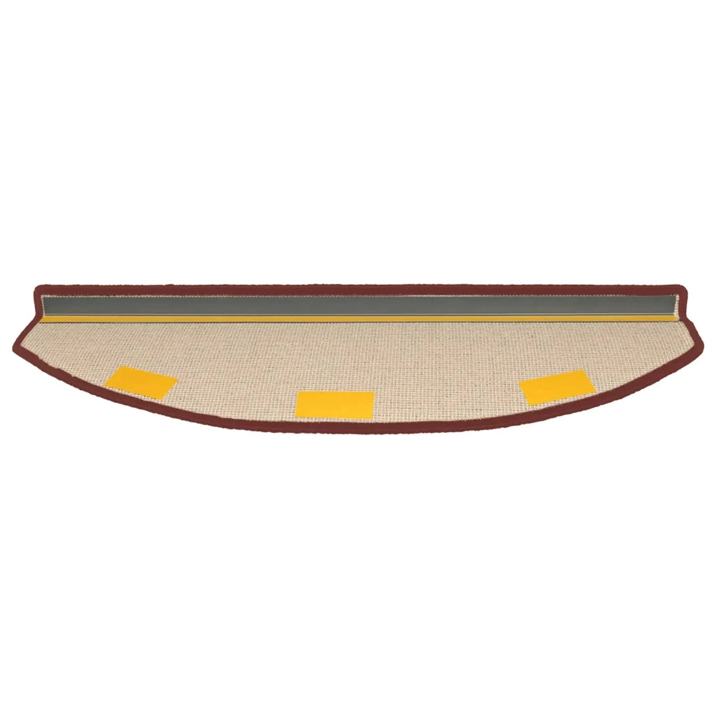Tappetini per scale autoadesivi 15 pcs Rosso Bordeaux 42038649
