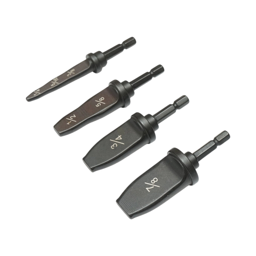 Set di 4 punte per espansione tubi 1/4–7/8 inch per impianti HVAC/R.