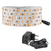 Kit striscia LED 5m 24V 2700K IP20 con alimentatore e switch Polux