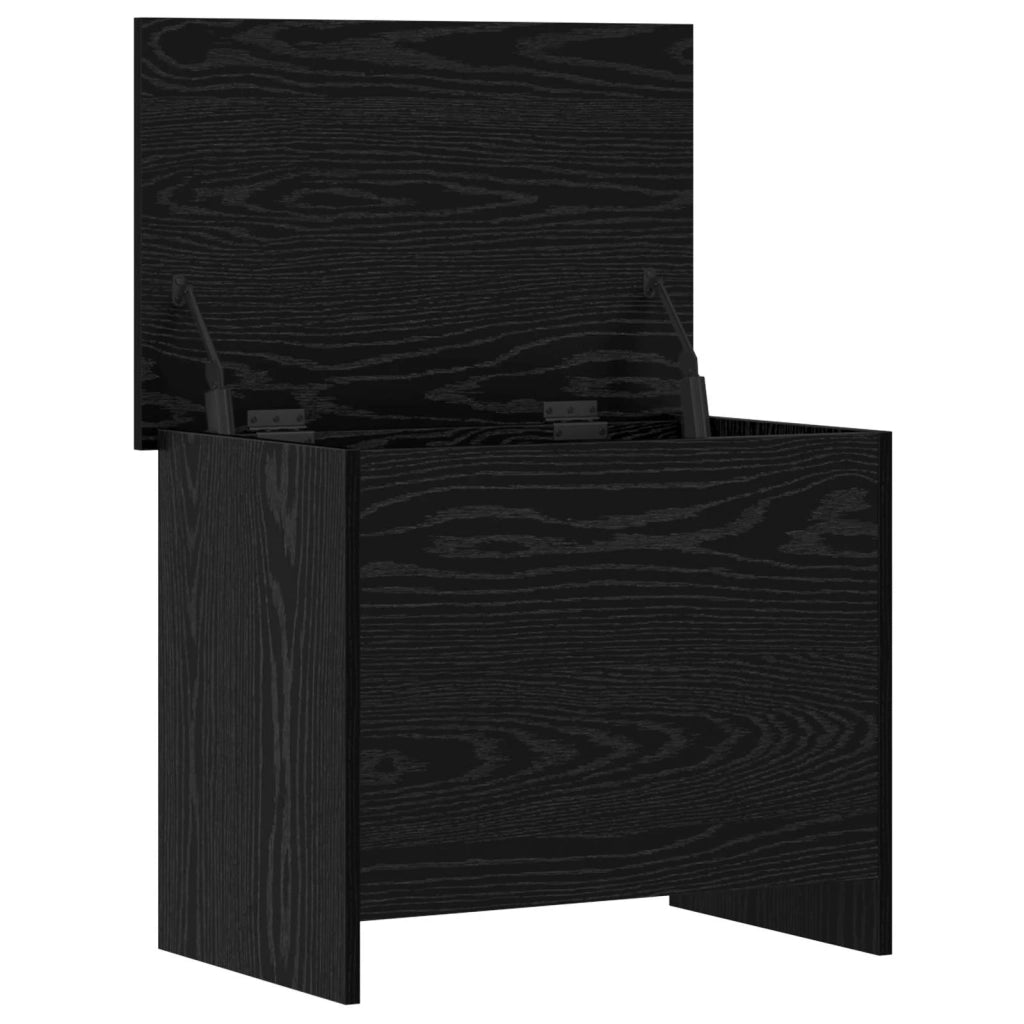 Cassa di stoccaggio Rovere Nero 60 x 40 x 50 cm 8011252