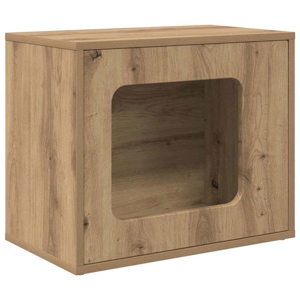 Casa per Gatti Rovere Artigianale 51 x 30 x 42,5 cm 8000652