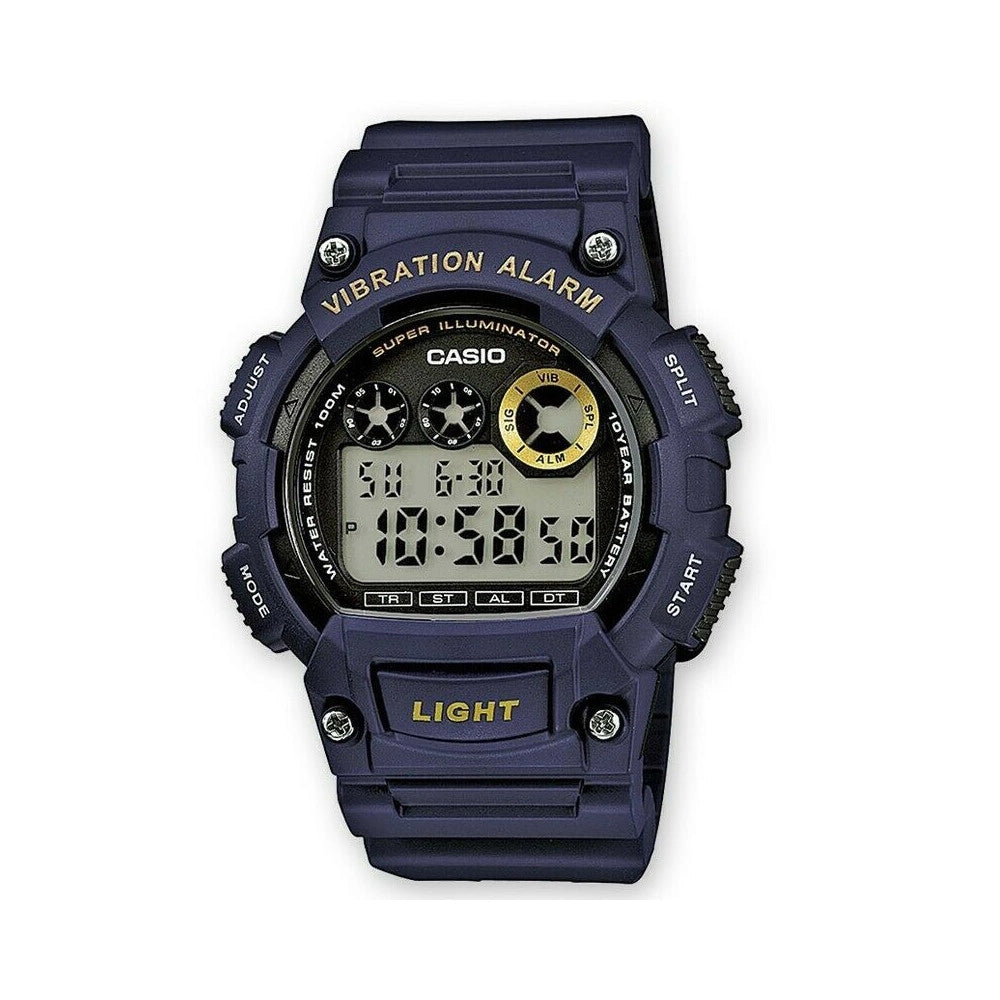 Trade Shop - Orologio Da Polso Casio W-735h-2avdf Digitale Uomo Sportivo Cronografo Blu -